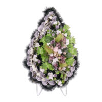 Exclusiv 01 — coroană funerară artificială lucrată manual, 170 cm
